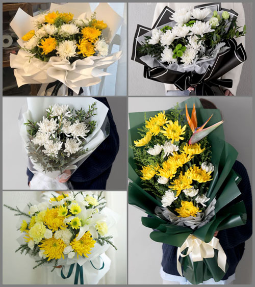 贵州毕节市七星关区海子街镇张家寨村白事花束代送